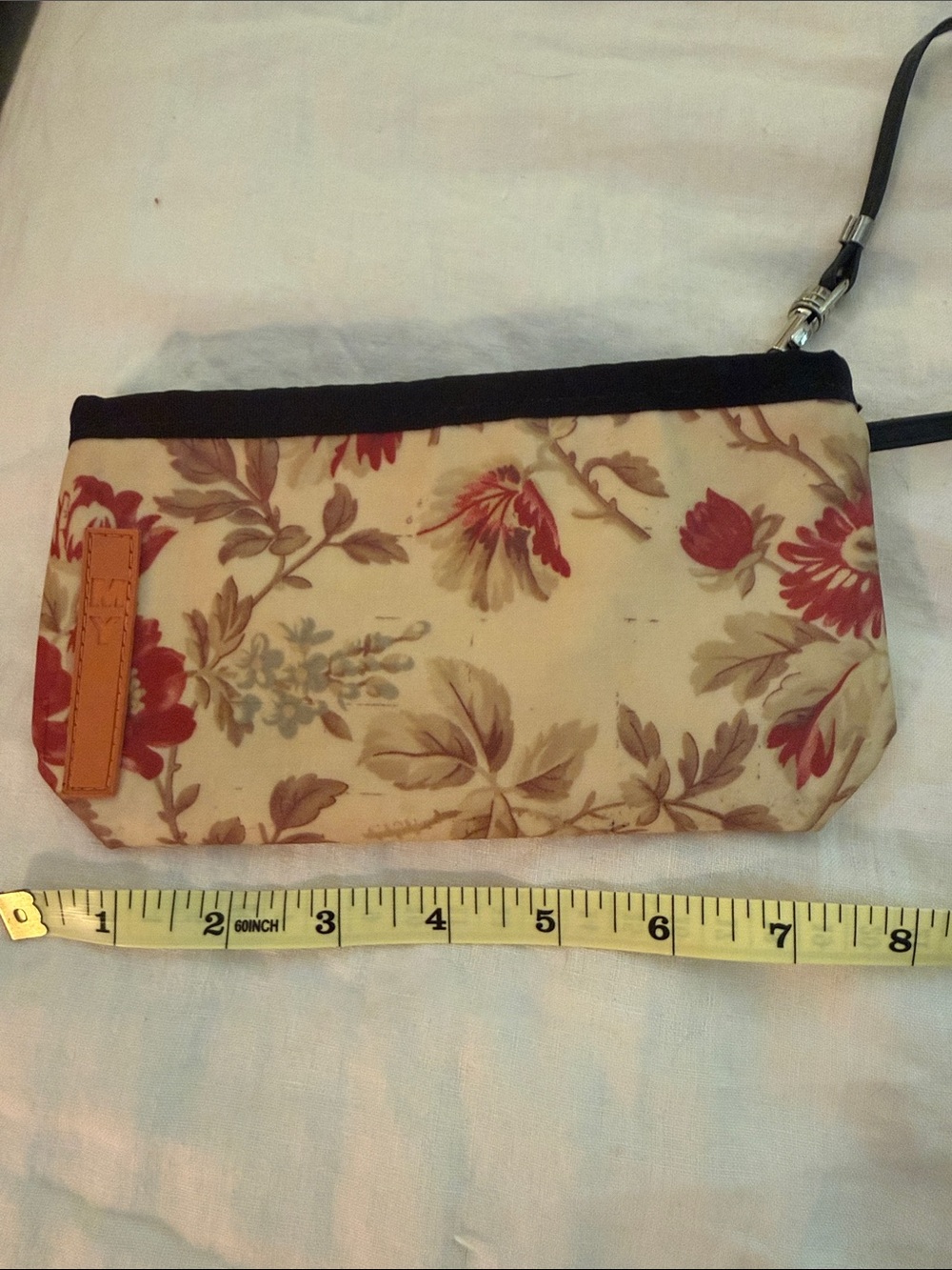 MY TAGALONGS Floral Waterproof Travel Pouch Wristlet - 4”x8”